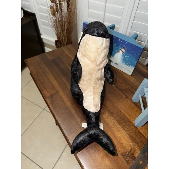 Jellycat London Vincent Killer Whale Plush Stuffed Animal HTF - Picture 3 of 8